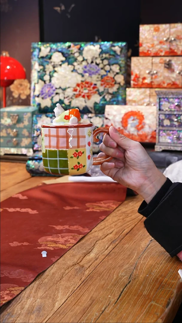 【闪购商品】瓷片豆包儿推荐饰品摆件