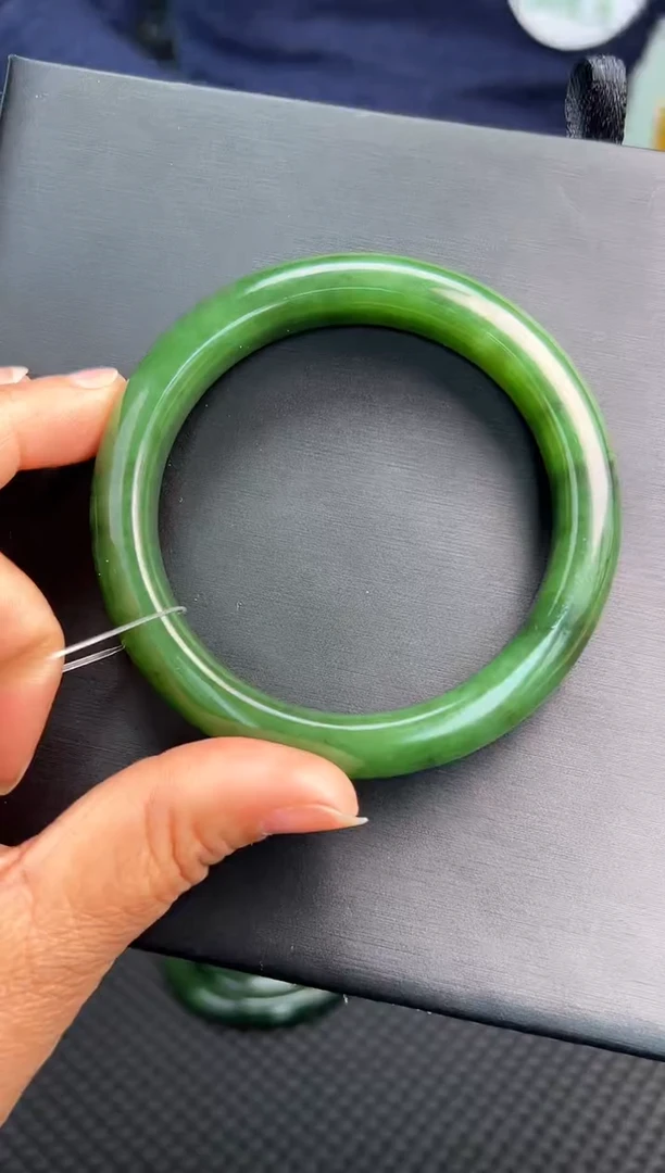 【闪购商品】和田玉手镯未镶嵌手镯59-60