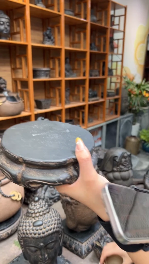 陶土【火山泥】金箍坛底座