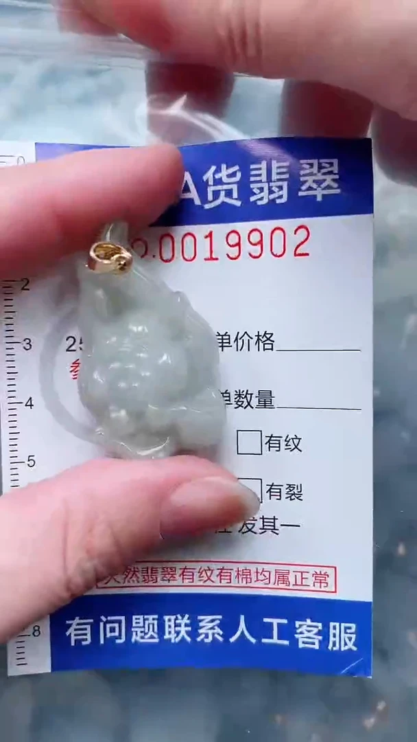 翡翠未镶嵌吊坠(不含链)1