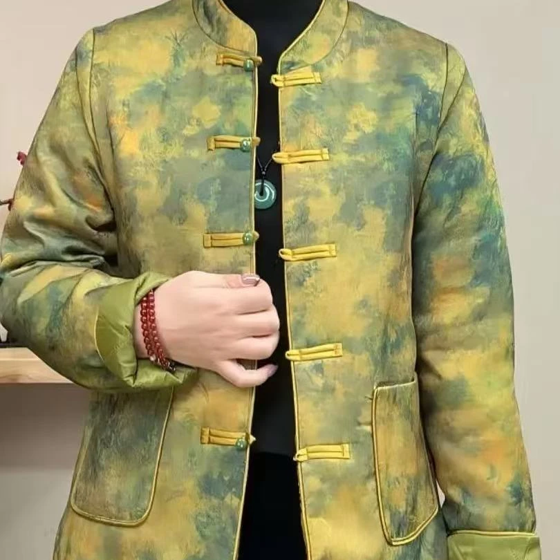 MS[丽姐.优选]三色气质盘扣新款外套