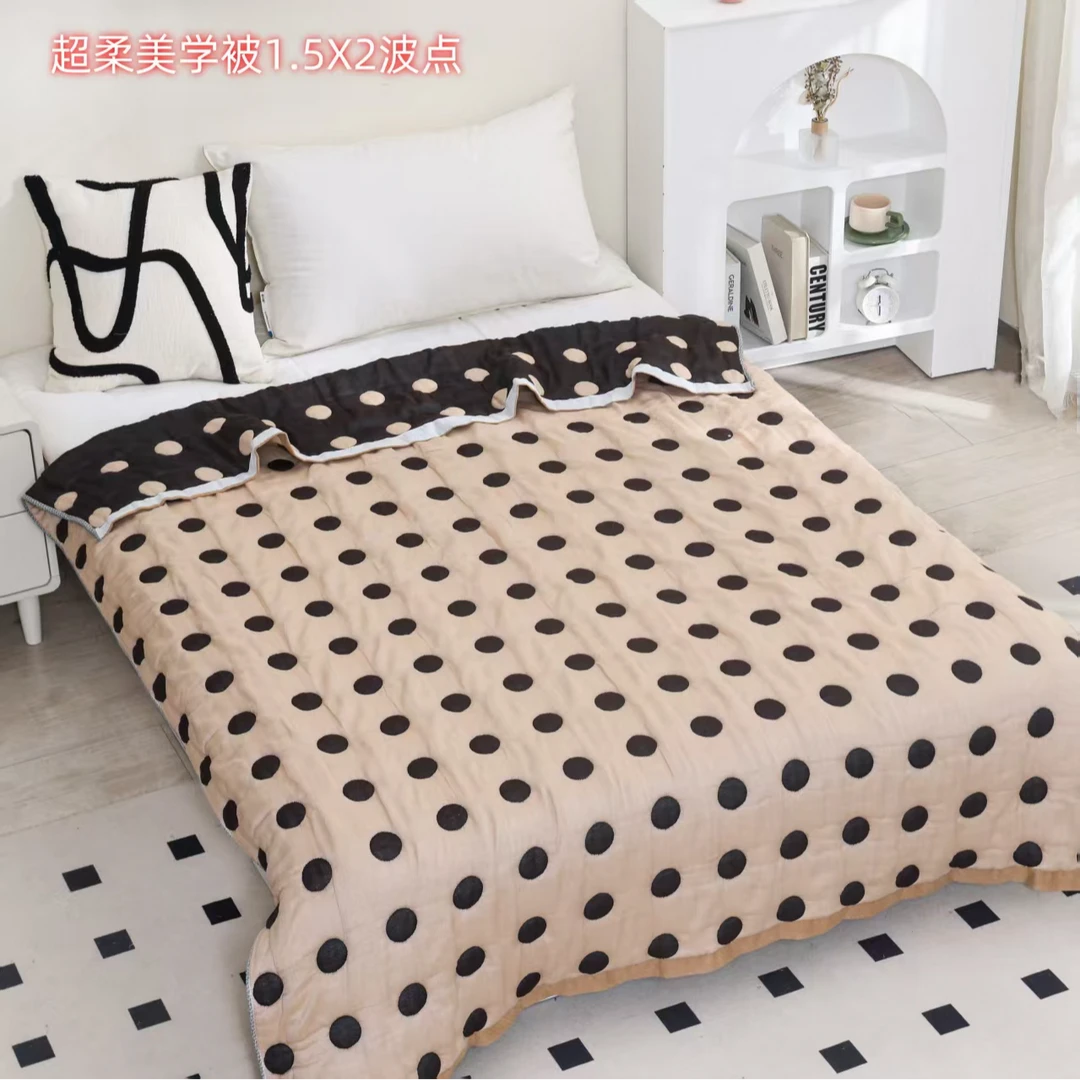 【圆点点】150/200加厚可爱卡通可机洗云朵泡芙被