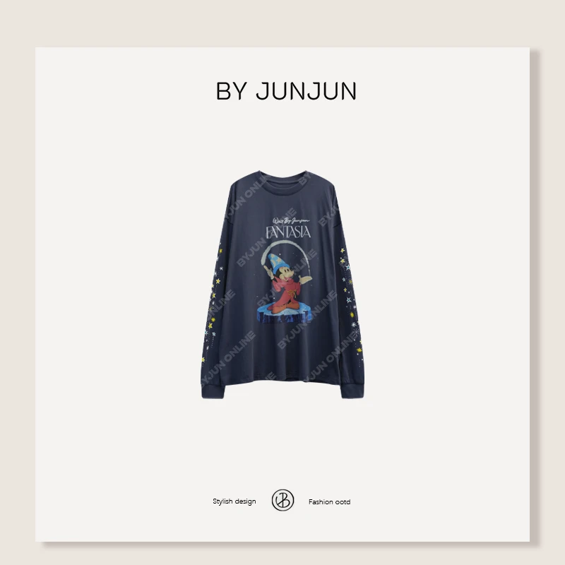 ByJunjun【梦幻魔法师】卡通长袖T恤C25T560