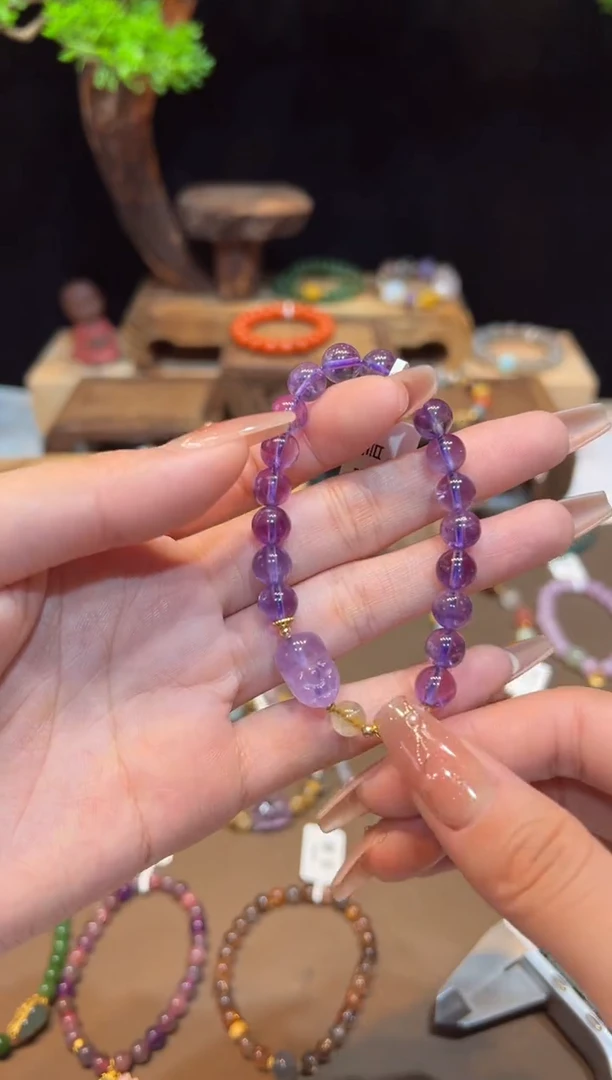 【闪购商品】水晶手链未镶嵌手饰@@F4666