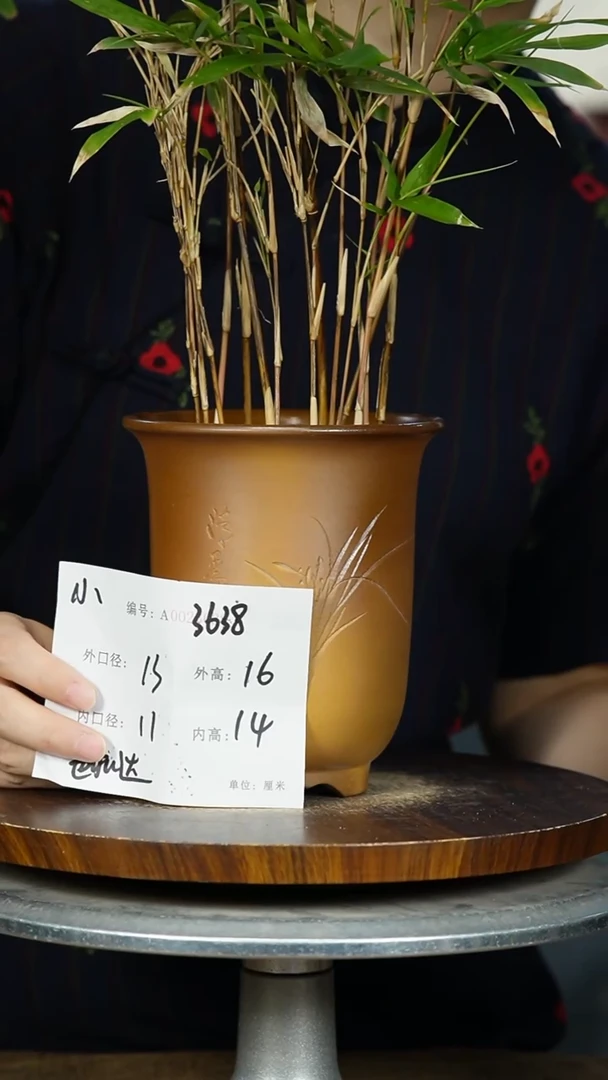 紫砂花盆3638 紫砂花盆紫砂