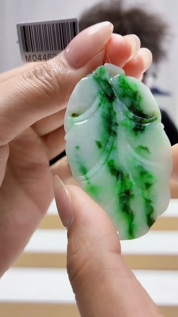 未镶嵌定制翡翠4688MM-毛货挂件136