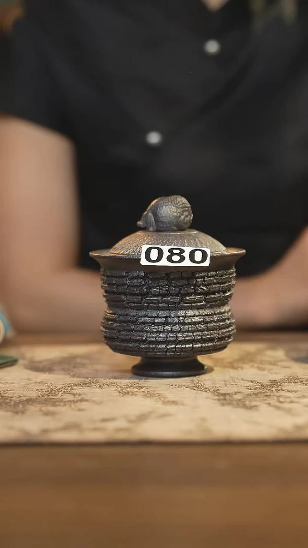 陶瓷茶器茶具盖碗080微瑕