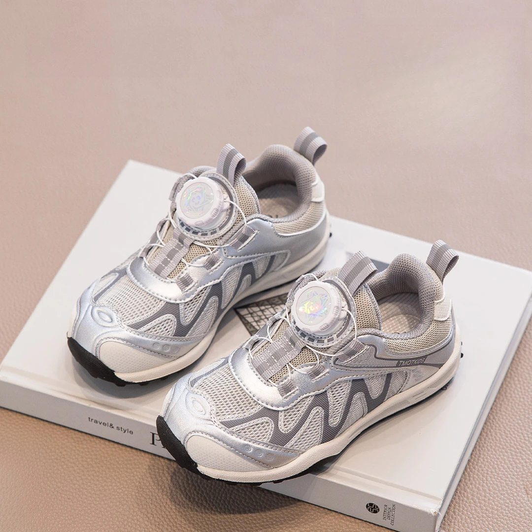 牧童牛男童运动鞋2025新款夏季儿童鞋子小男孩网面透气网鞋男大童