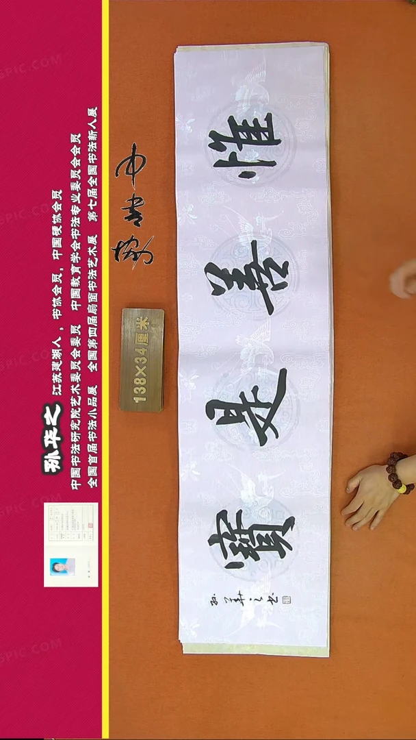 【闪购商品】书法505C孙华之书法作品