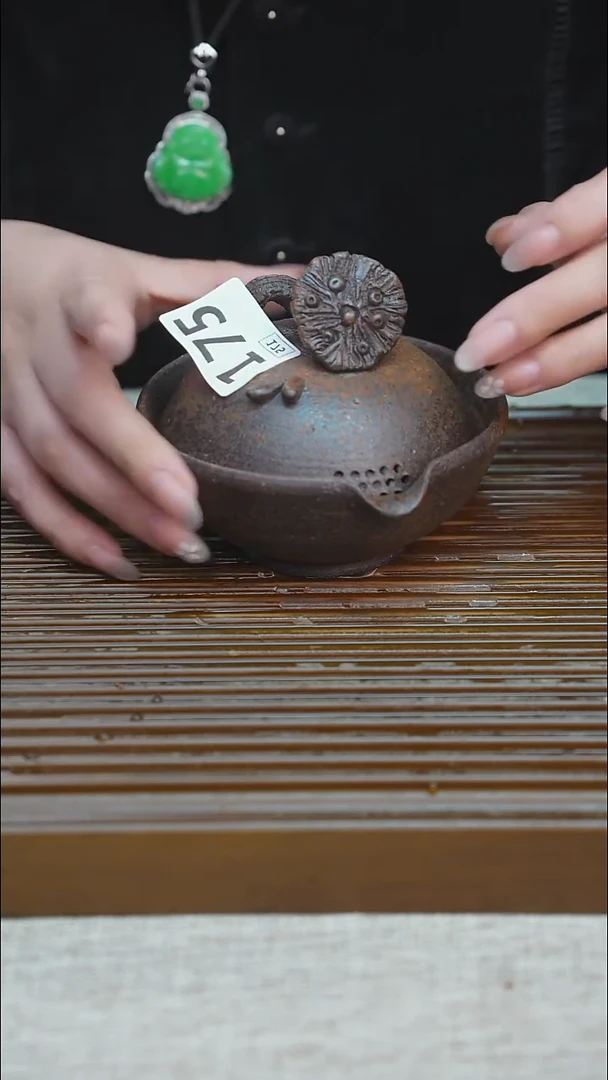 纯手工粗陶茶具每一只不一样