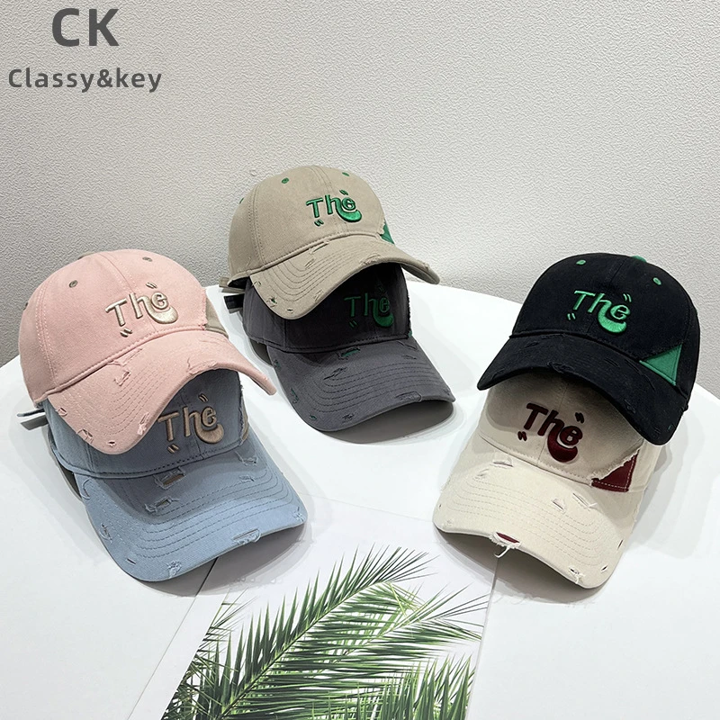 Classy key新加坡设计师联名款百搭弯檐棒球帽大头围显脸小鸭舌帽