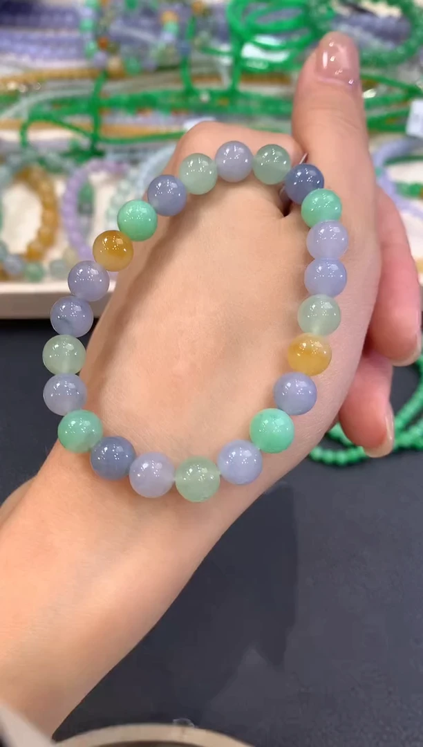 未镶嵌手串翡翠w207