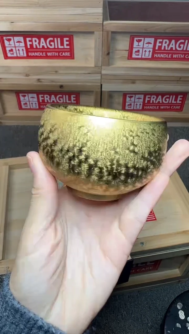 茶盏金钻 建窑建盏主人杯