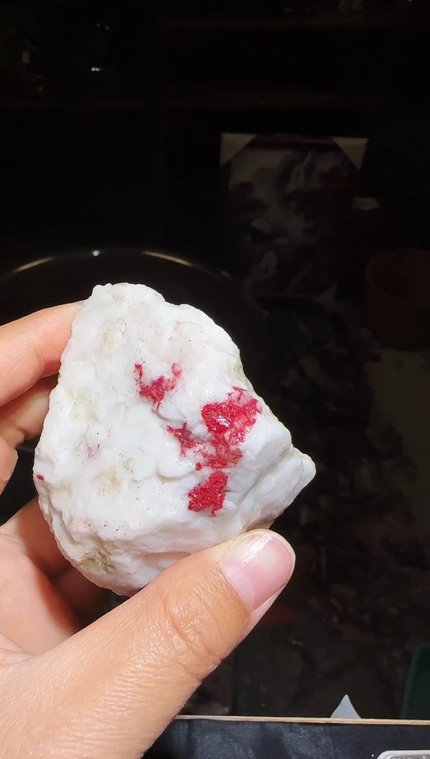 天然辰砂朱砂毛料2