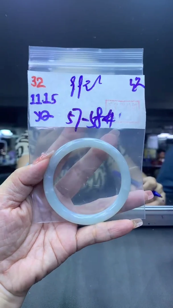 未镶嵌定制翡翠32手镯纹57-58+99元+拍一发一