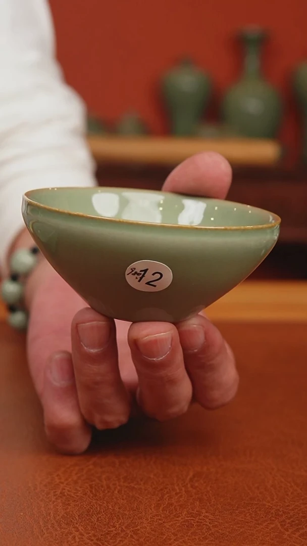 越窑秘色瓷束口盏全品