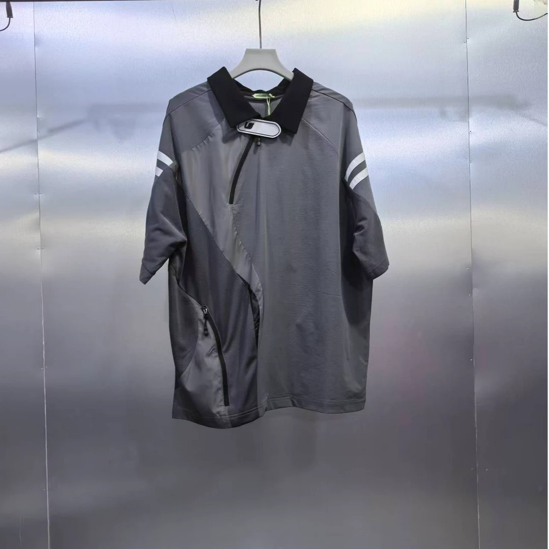 A01-102219-UMA夏季POLO领设计时尚潮流半袖