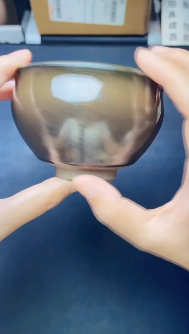 茶盏微瑕建盏主人杯