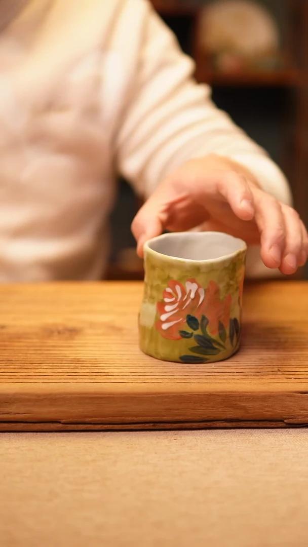 【闪购商品】@@陶园瓷舍@@纯手工手绘@高温釉下彩