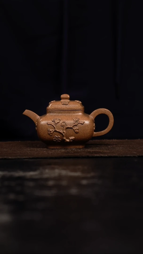 茶壶紫砂原矿手工壶110CC