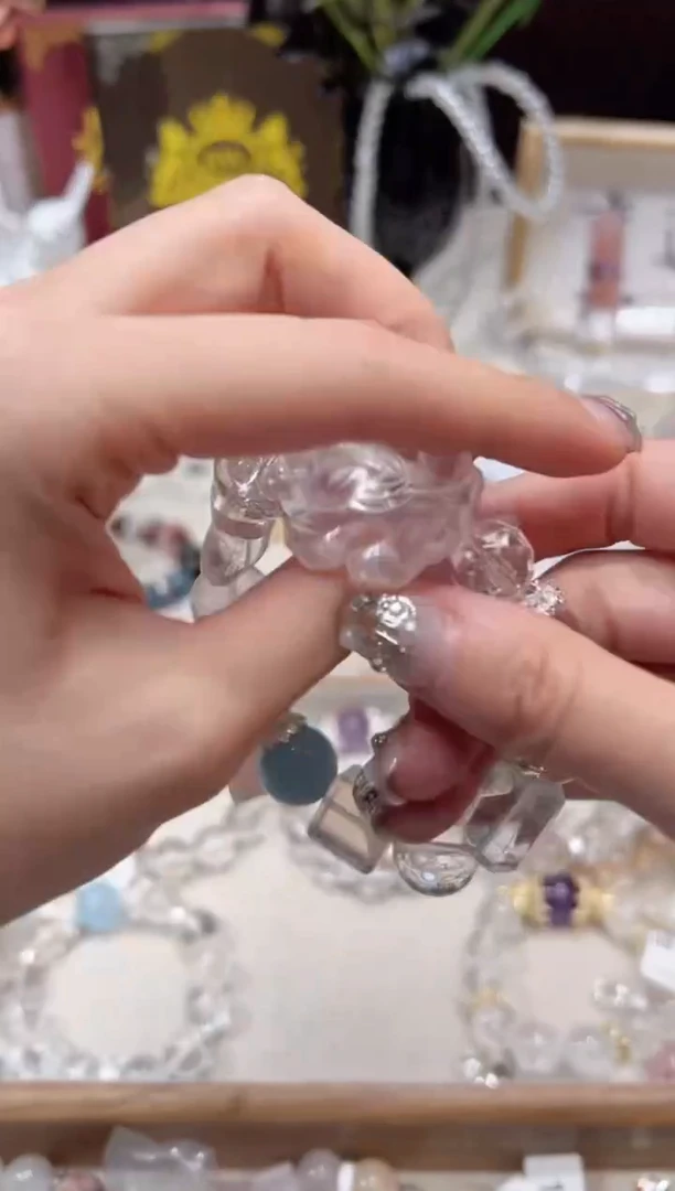 【闪购商品】水晶手链未镶嵌多样性发货发其一颜色微差【拍两单】