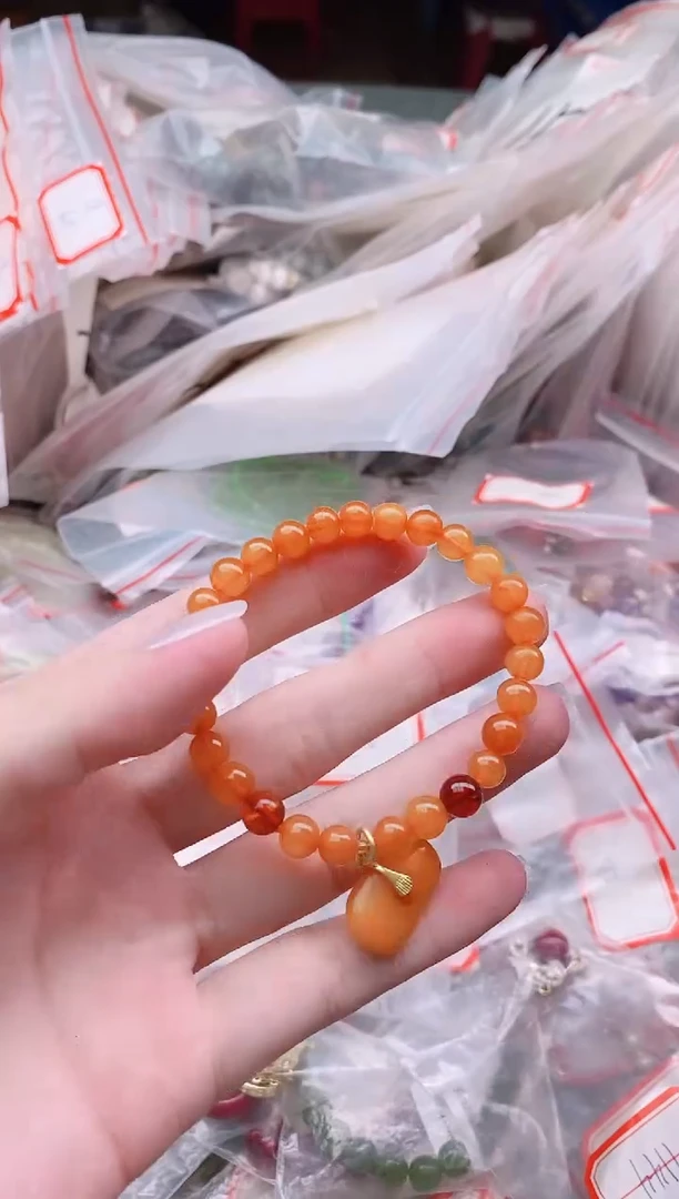 【闪购商品】未镶嵌蜜蜡手链多样性发拍一发一