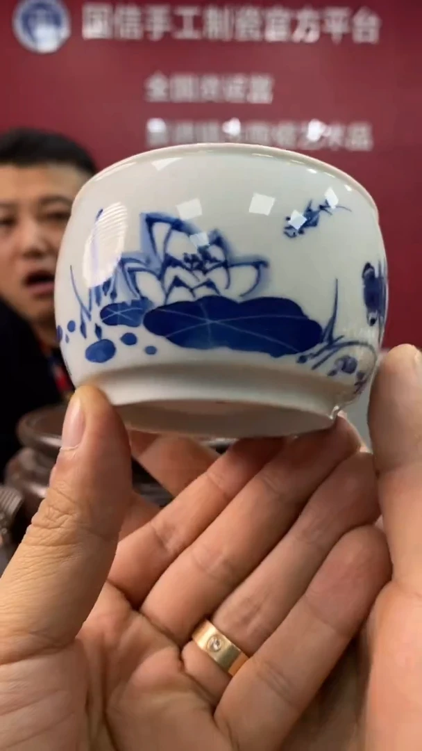 陶瓷b424景德镇瓷器一件