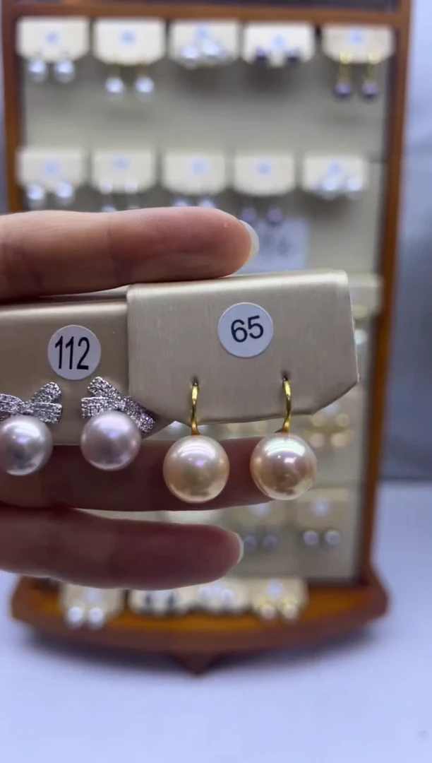 未镶嵌耳饰淡水珍珠112+65