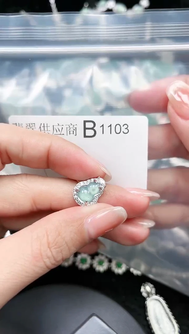 【闪购商品】翡翠颈饰未镶嵌1103赠皮绳