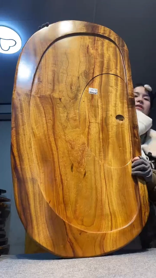 实木原木茶盘 一物一拍(不含配件）