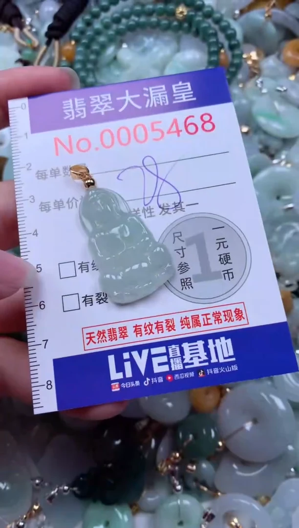 翡翠未镶嵌吊坠(不含链)5468
