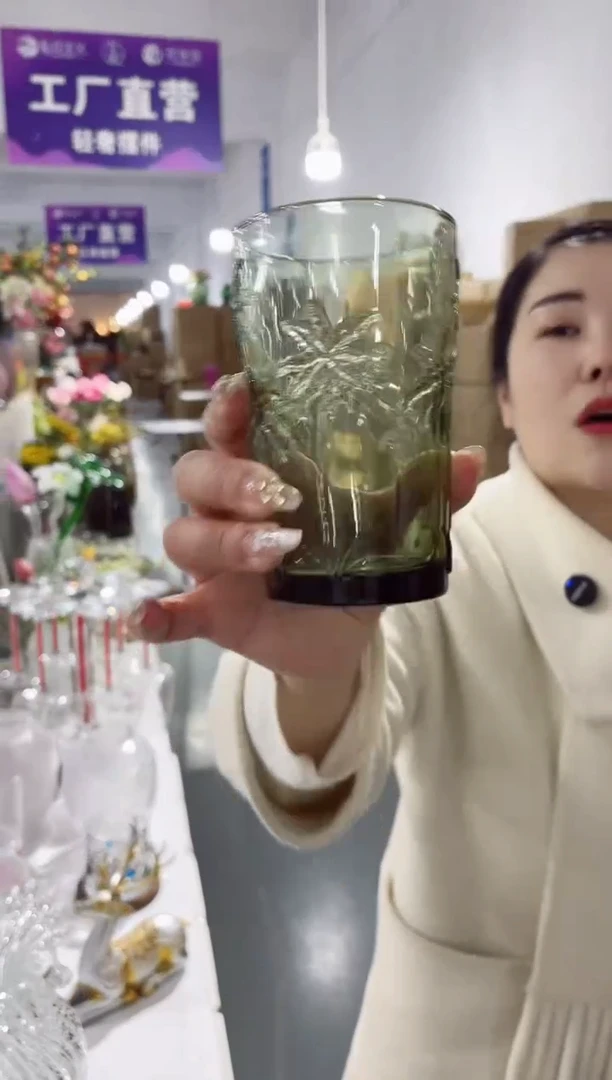 【闪购商品】玻璃UU外贸花瓶微瑕-CTL1