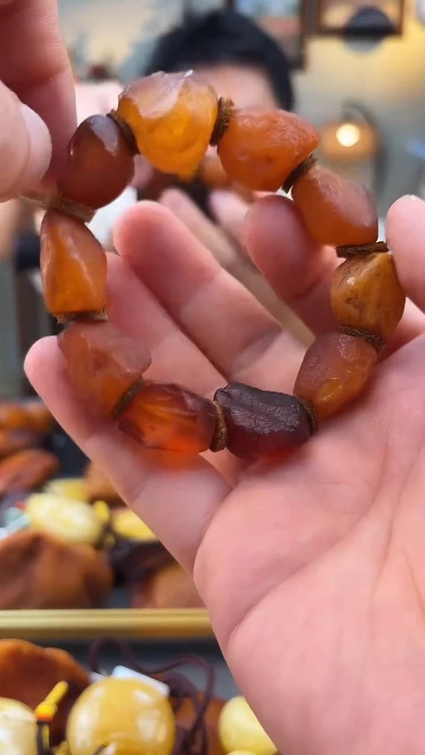 未镶嵌琥珀手串手串