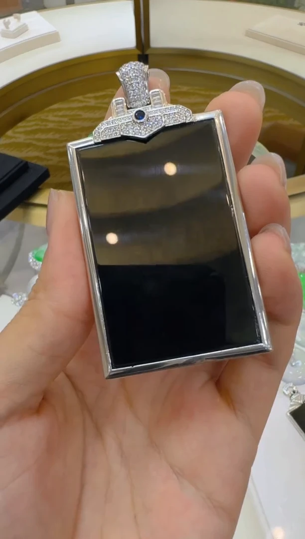 吊坠(不含链)银S925镶嵌翡翠多样性团购发一件