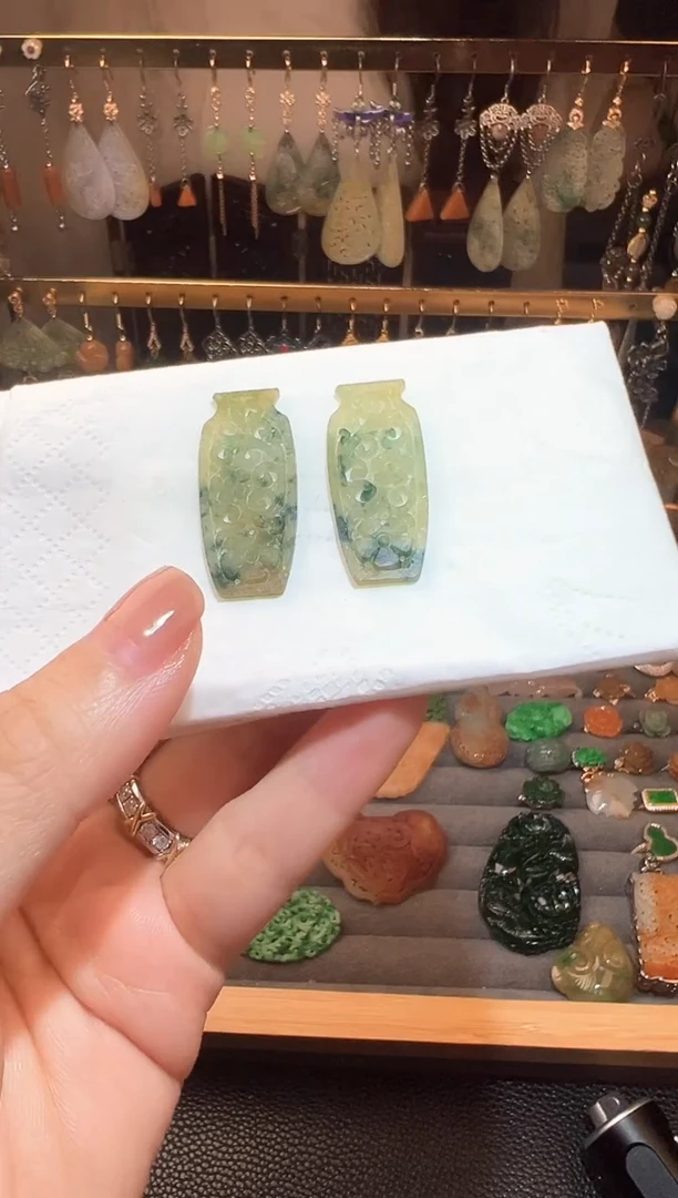 定制翡翠未镶嵌叶*翡翠