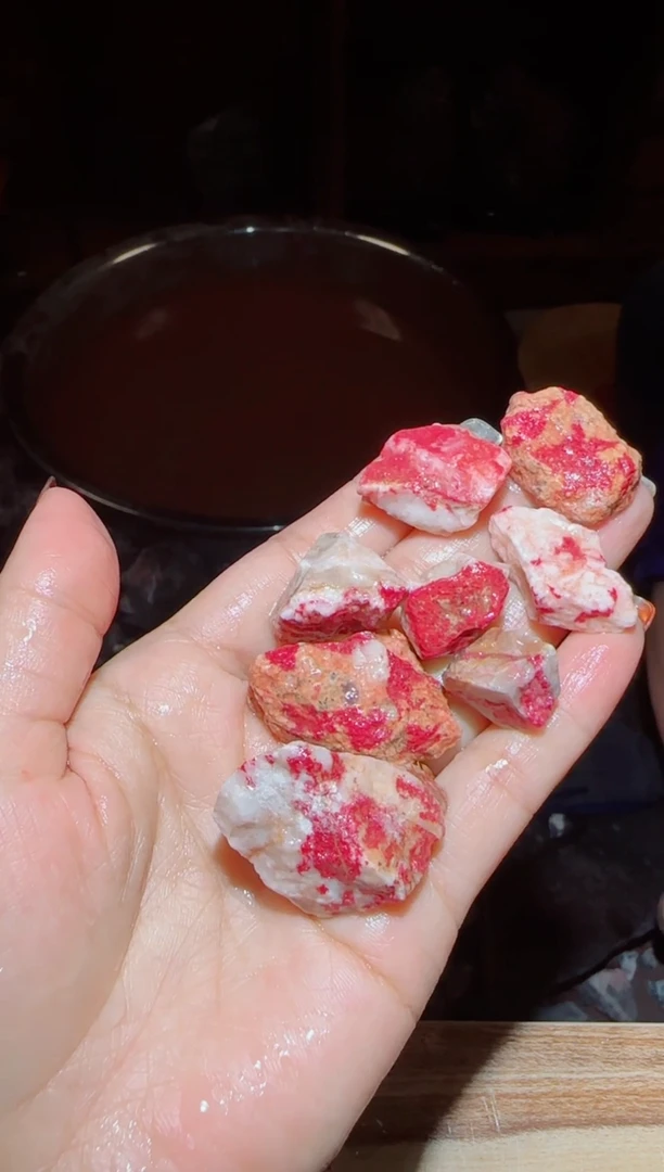 天然辰砂朱砂毛料34