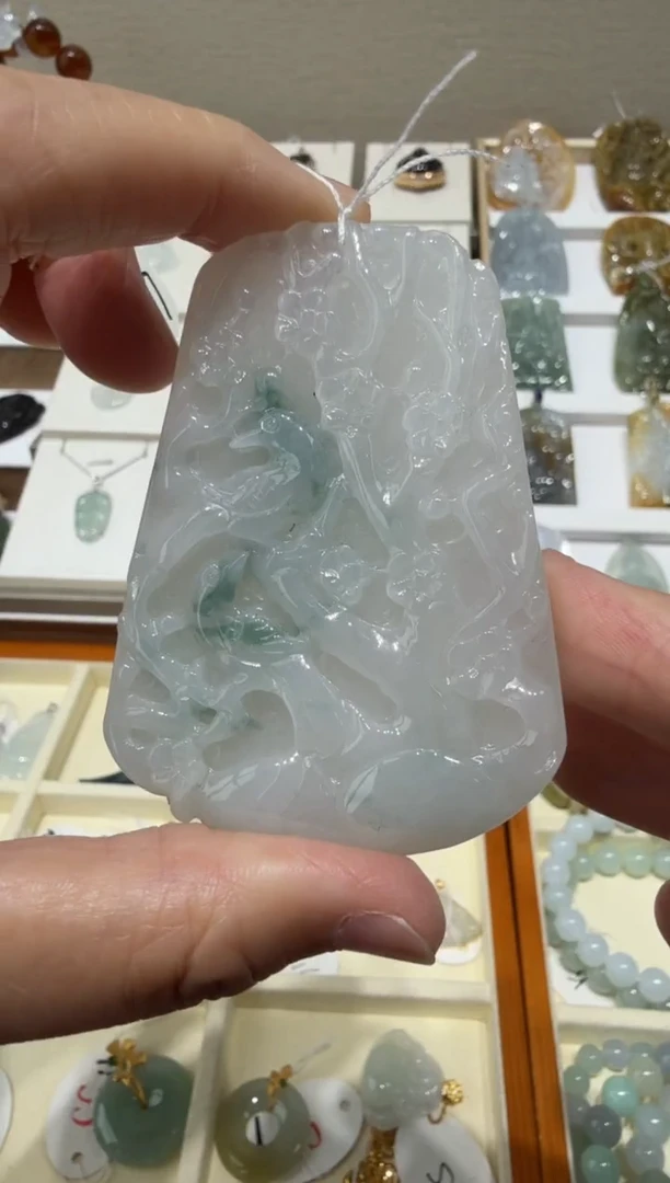 未镶嵌挂件翡翠A货翡翠多样性孤品
