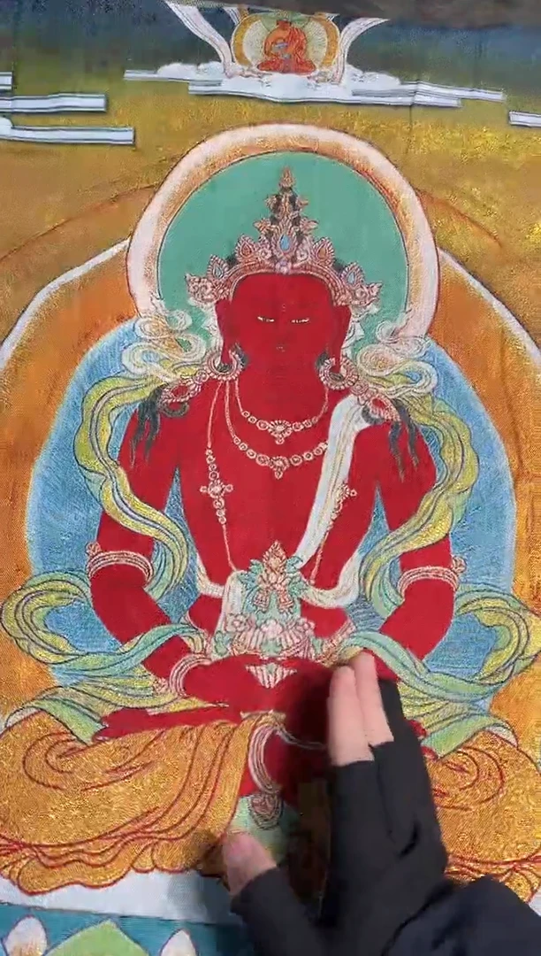 刺绣曦曦的唐卡tk160