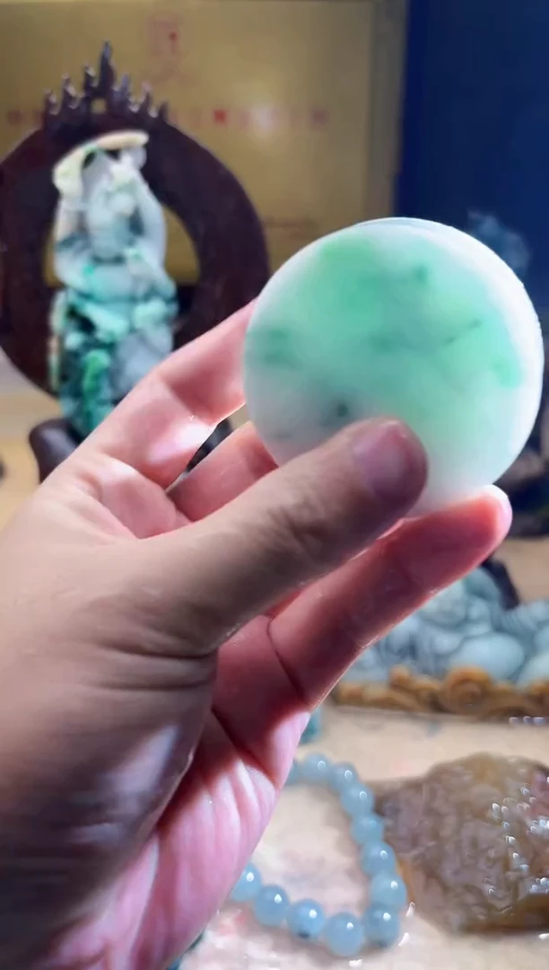未镶嵌挂件翡翠A货张麦6472