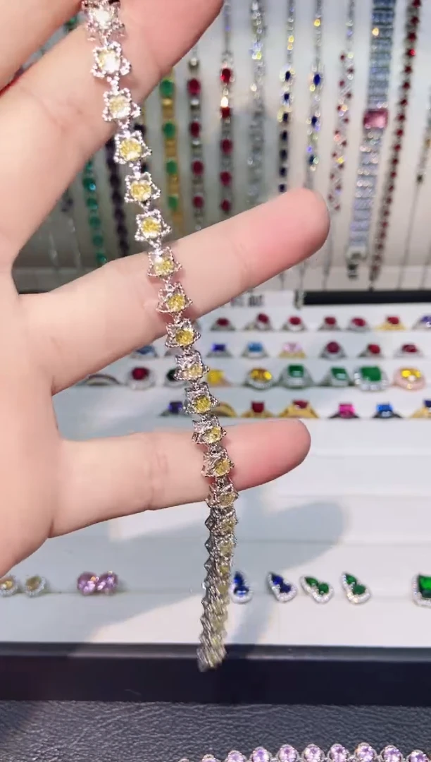 银S925镶嵌耳饰托帕石1