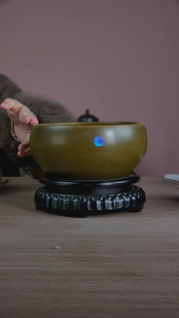 景韵堂仿清茶叶末釉