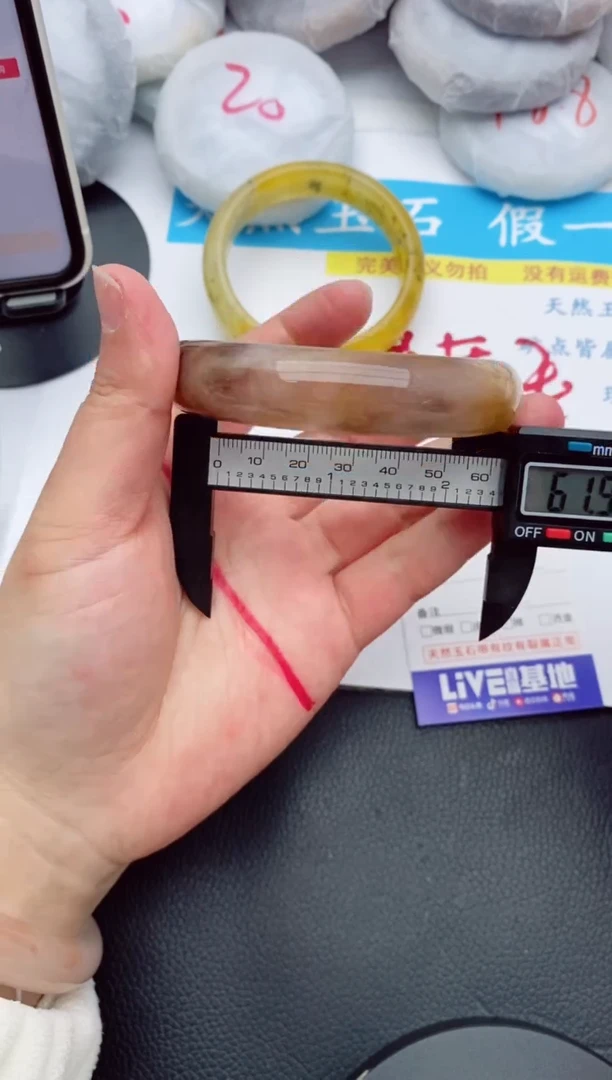 【闪购商品】石英质玉手镯未镶嵌21+61/62