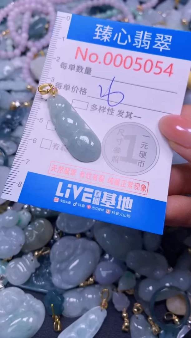 吊坠(不含链)未镶嵌翡翠5054