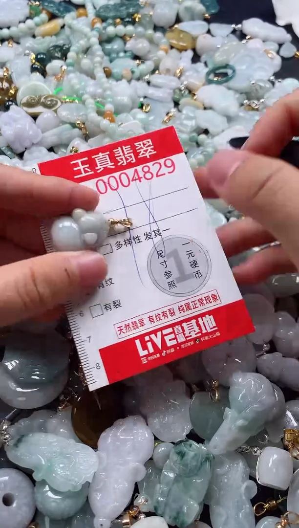 吊坠(不含链)未镶嵌翡翠4829