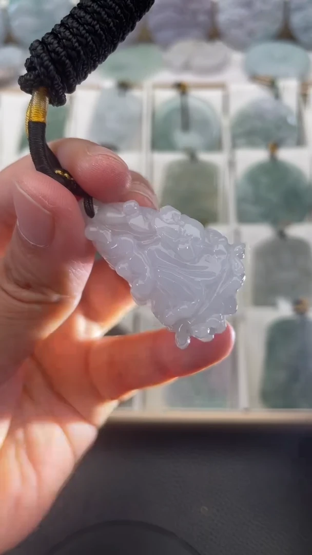 颈饰未镶嵌翡翠天然缅甸翡翠A货125