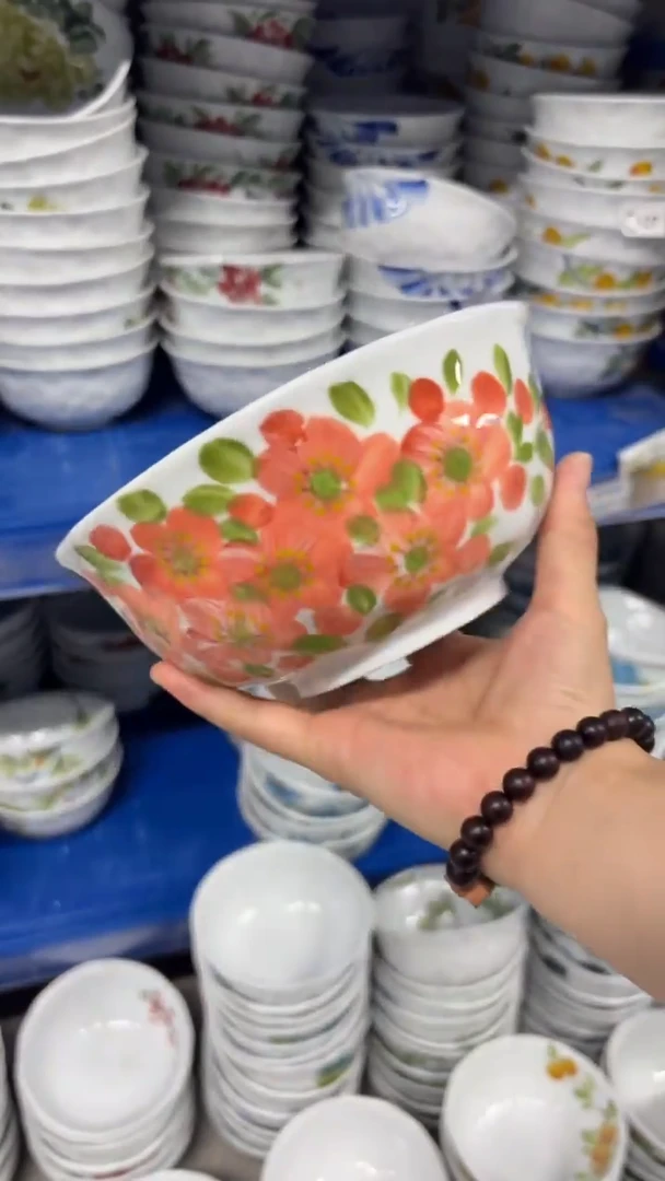 景德镇手绘釉中彩（食品级）捏捏碗