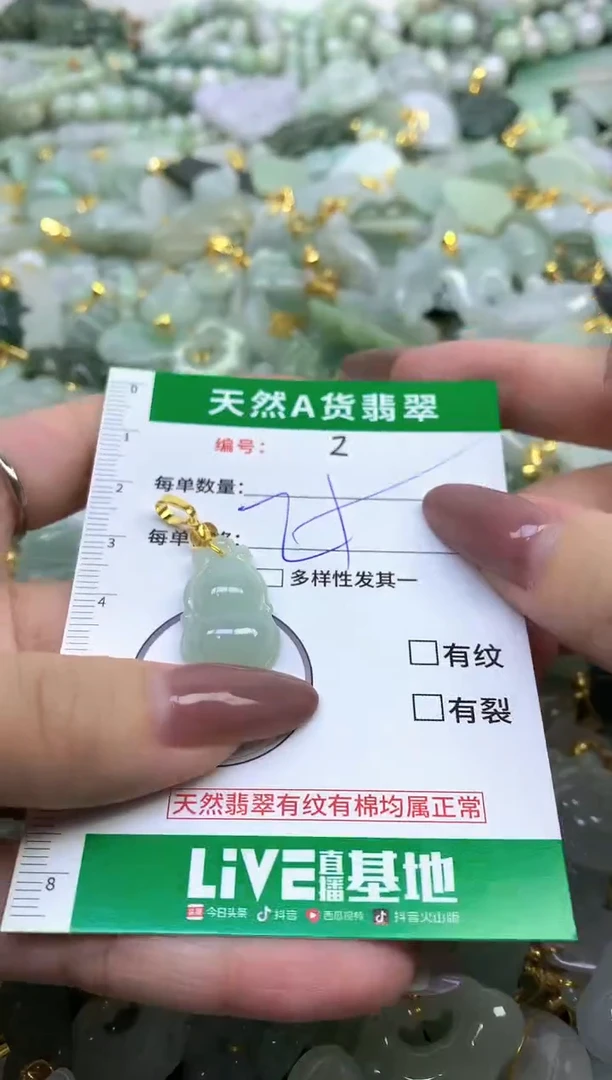 颈饰未镶嵌翡翠天然缅甸A货翡翠