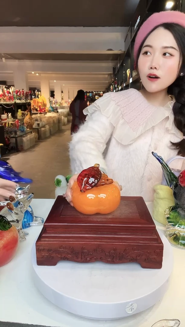 【闪购商品】茶盏琉璃摆件家居摆件
