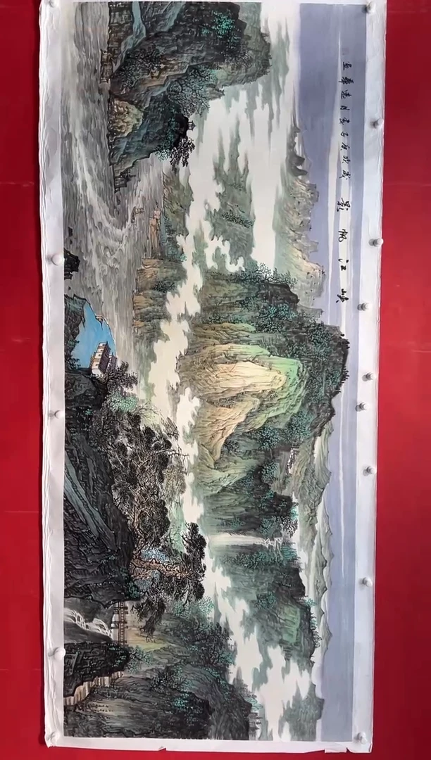 国画黄*画家陆远华纯手绘原作