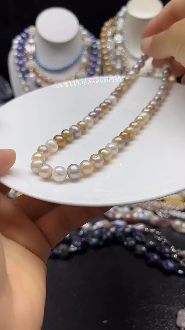颈饰未镶嵌淡水珍珠多人